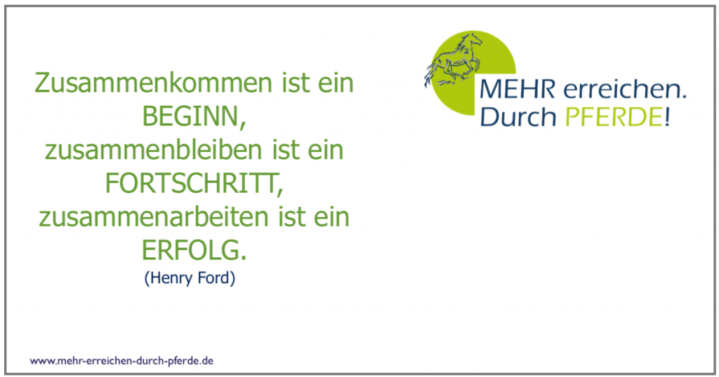 Spruch Henry Ford: Beginn - Fortschritt - Erfolg